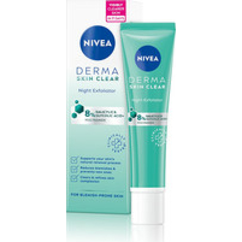 Nivea Derma Skin Clear Night Exfoliator