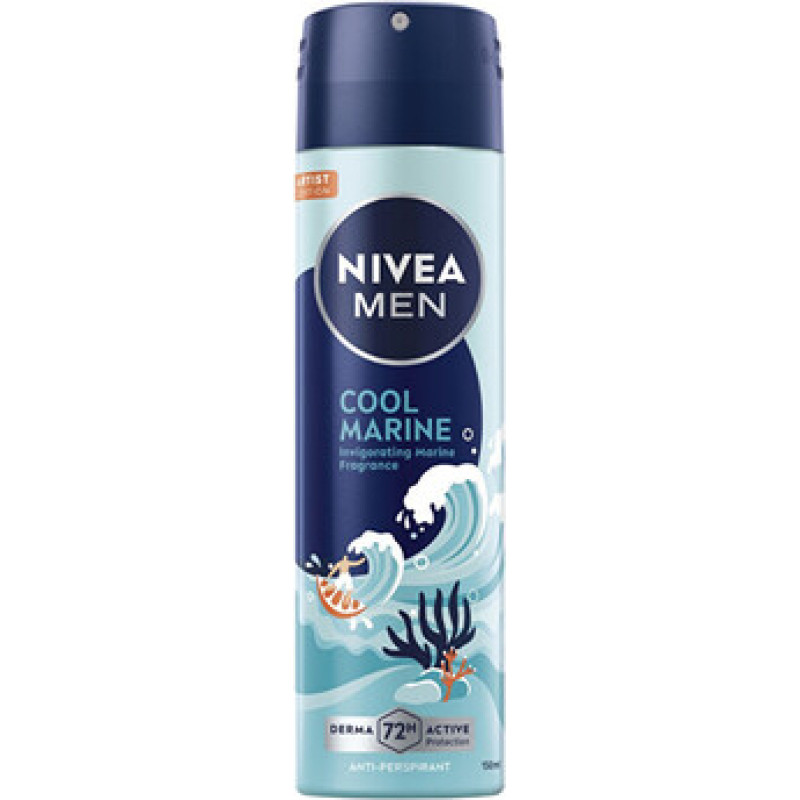 Nivea Man Cool Marine Anti-Perspirant - Antiperspirant ve spreji