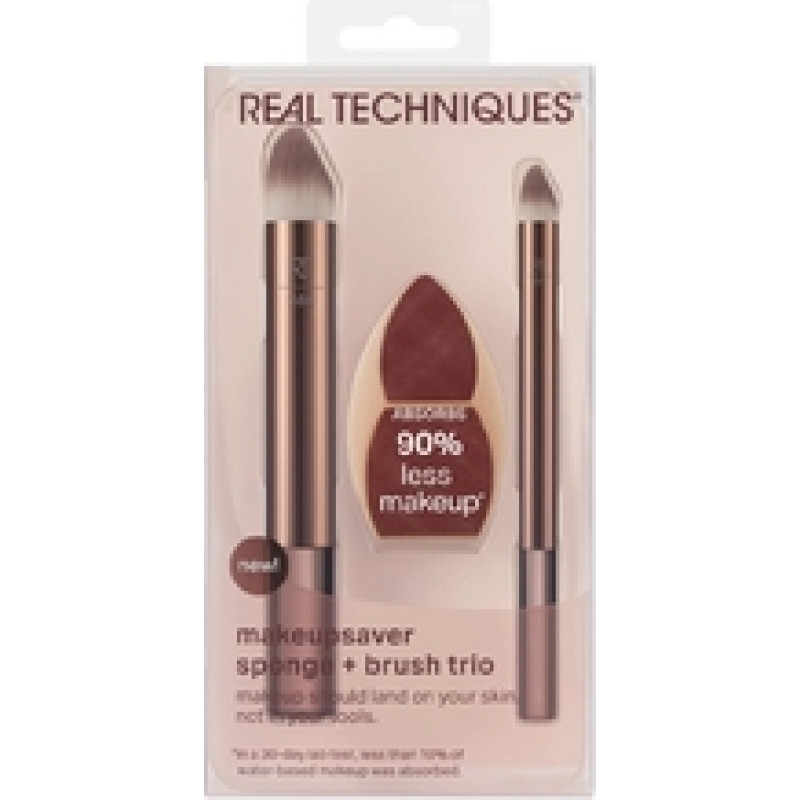 Real Techniques Makeupsaver Sponge + Brush Trio
