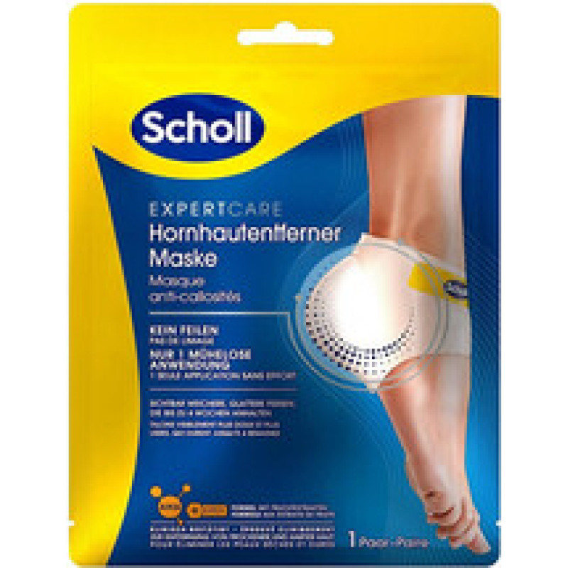 Scholl Expert Care Exfoliating Heel Peel Mask 1 p&aacute;r - Peelingov&aacute; maska na paty