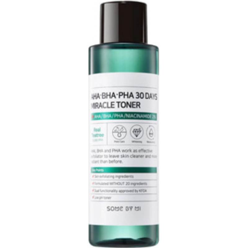 Some By Mi AHA.BHA.PHA 30 Days Miracle Toner - Zjemňuj&iacute;c&iacute; a hydratačn&iacute; tonikum