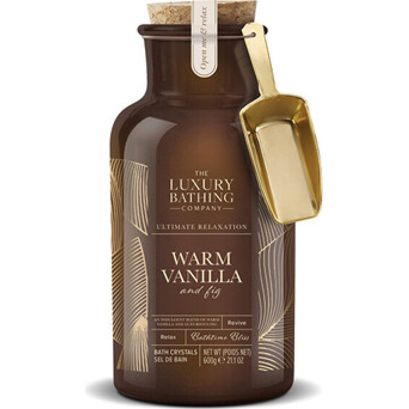 The Luxury Bathing Company Krystaly do koupele v lahvi ( Vanilka )