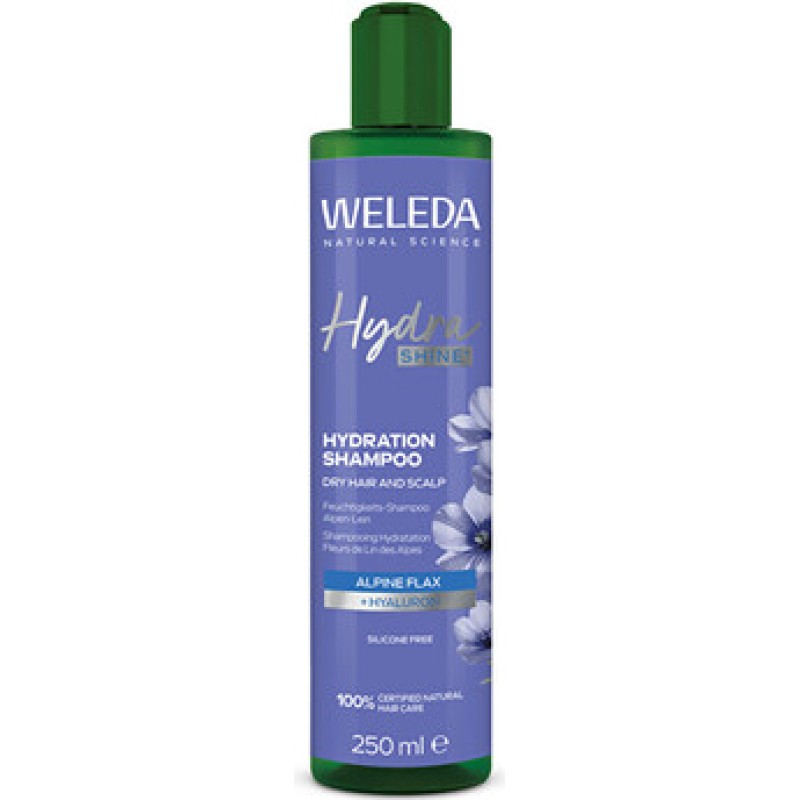 Weleda Hydrashine Hydration Shampoo - Hydratačn&iacute; &scaron;ampon pro norm&aacute;ln&iacute; a such&eacute; vlasy