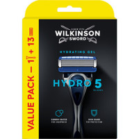 Wilkinson Sword Hydro 5 Skin Protection - Holic&iacute; strojek + 13 n&aacute;hradn&iacute;ch hlavic