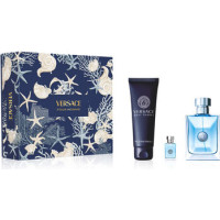 Versace Pour Homme D&aacute;rkov&aacute; sada EDT 100 ml, miniaturka EDT 5 ml a sprchov&yacute; gel 150 ml