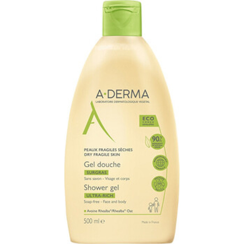 A-Derma Ultra Rich Shower Gel - Sprchov&yacute; gel