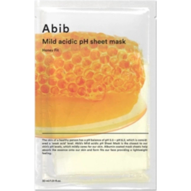 Abib Honey Fit Mild Acidic pH Sheet Mask - Pl&aacute;t&yacute;nkov&aacute; maska