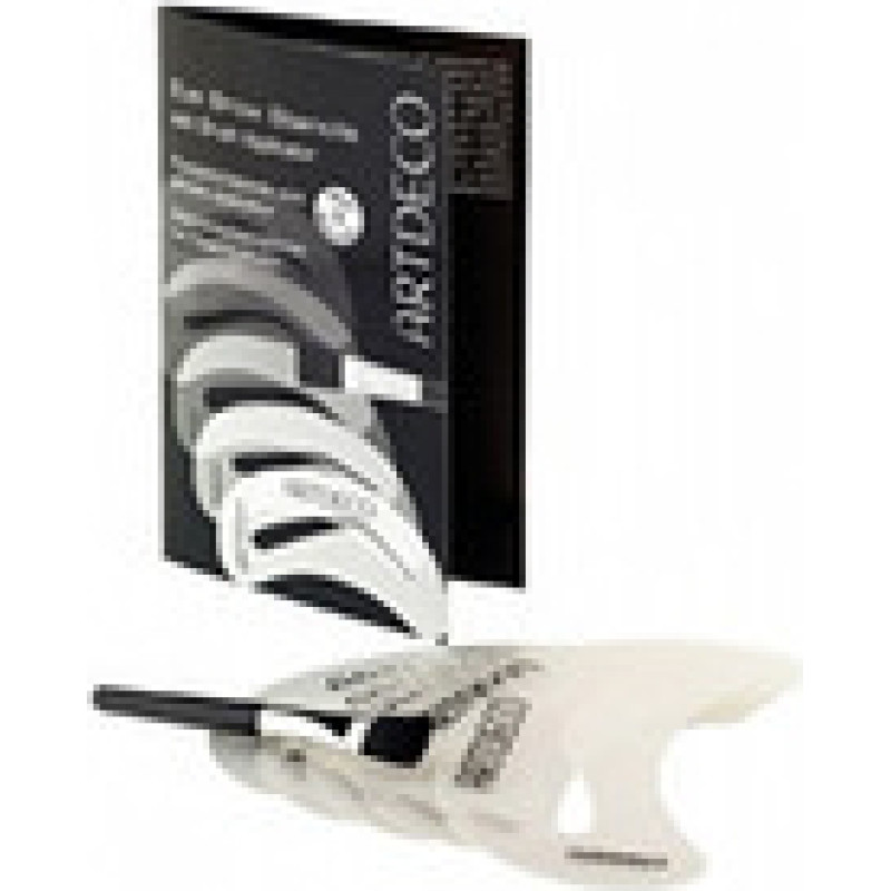 Artdeco Eye Brow Stencils With Brush