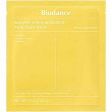 Biodance Radiant Vita Niacinamide Real Deep Mask - Rozjasňuj&iacute;c&iacute; hydrogelov&aacute; maska