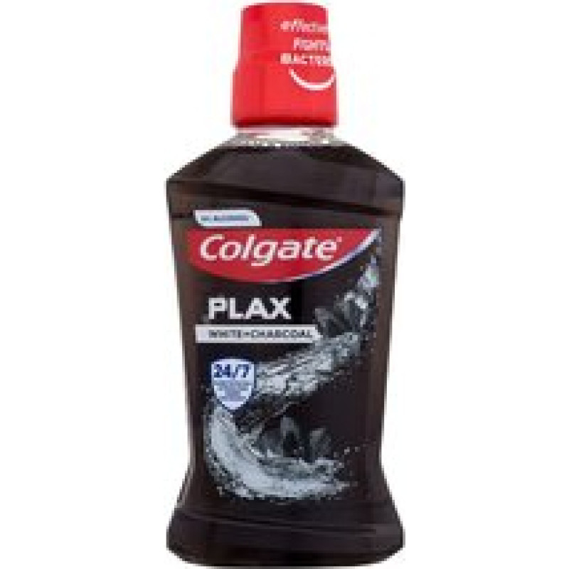 Colgate Plax White + Charcoal Mouthwash - &Uacute;stn&iacute; voda