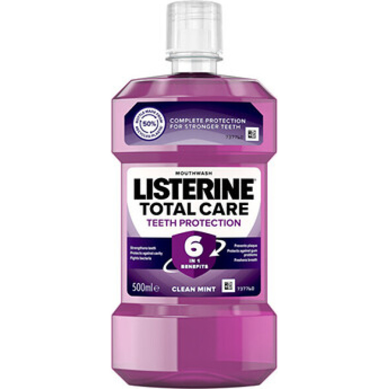 Listerine Mouthwash for complete protection Total Care