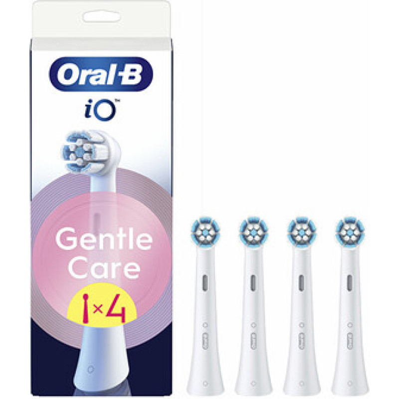 Oral B iO Gentle Care - N&aacute;hradn&iacute; kart&aacute;čkov&eacute; hlavice ( 4 ks )