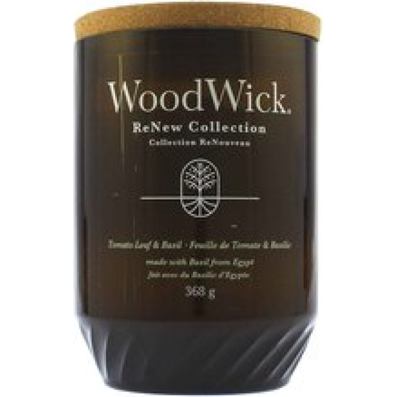 Woodwick ReNew Tomato Leaf & Basil
