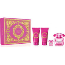 Versace Bright Crystal Absolu EDP Gift Set 90 ml, body lotion 100 ml, shower gel 100 ml and miniature EDP 5 ml
