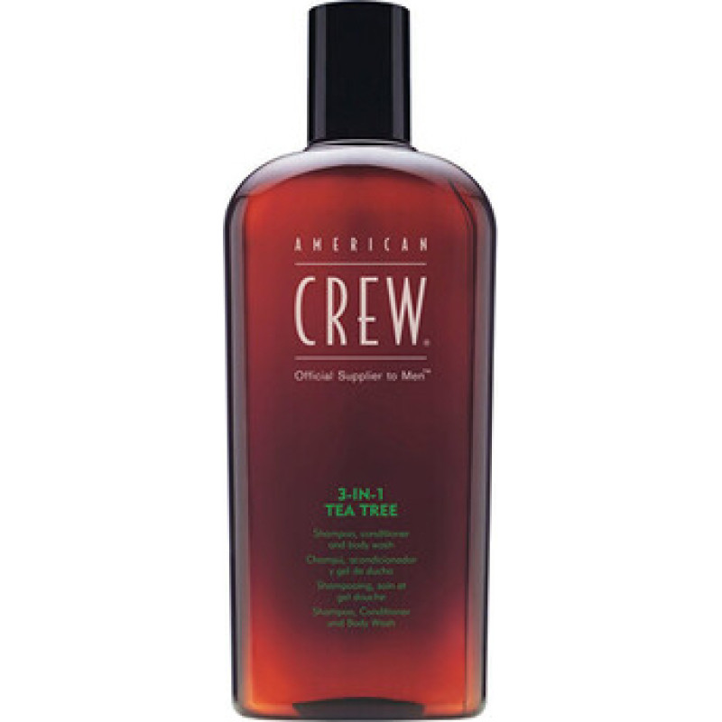 American Crew Shampoo, Conditioner & Body Wash - Shampoo with tea tree 3in1