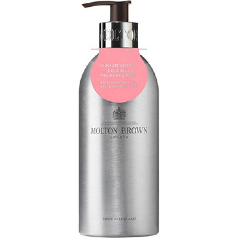 Molton Brown Infinite Bottle Delicious Rhubarb & Rose Bath & Shower Gel - Koupelov&yacute; a sprchov&yacute; gel