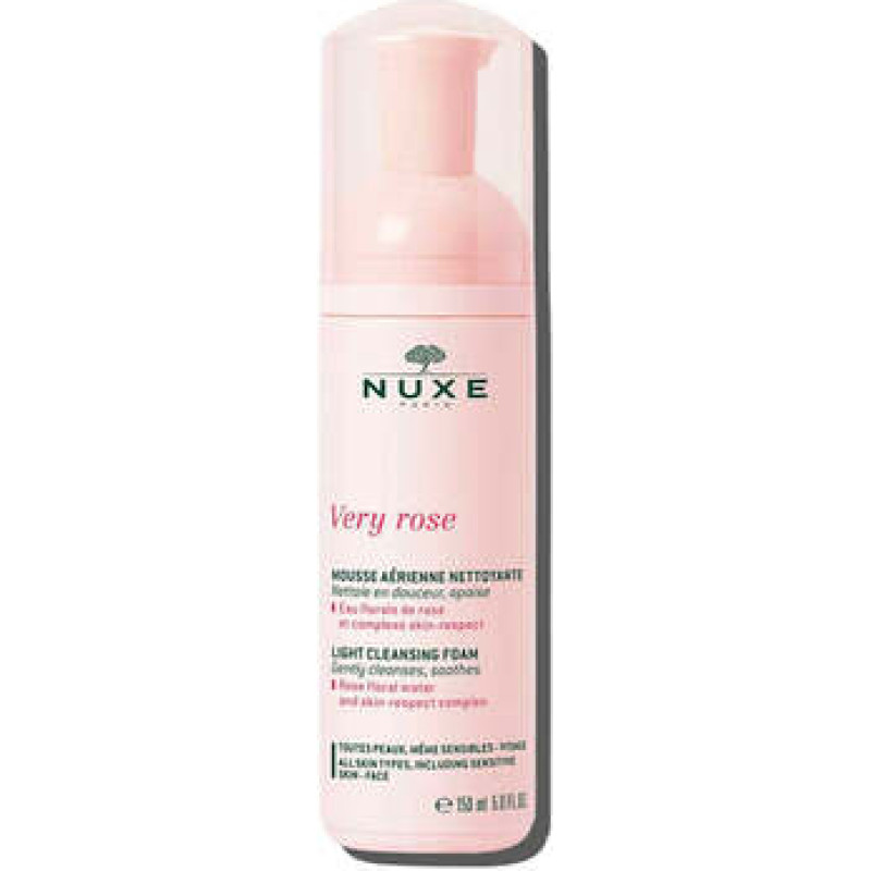 Nuxe Very Rose Light Cleansing Foam - Gentle cleansing foam