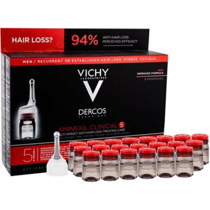 Vichy Dercos Aminexil Clinical 5 - Multi-purpose anti-hair loss treatment for men