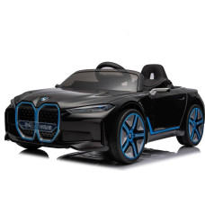 Vienvietīgs bērnu elektromobilis BMW i4, melns