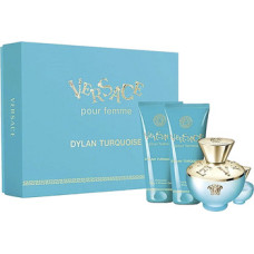 Versace Dylan Turquoise pour Femme Gift set EDT 100 ml, shower gel 100 ml, body gel 100 ml and miniature EDT 5 ml