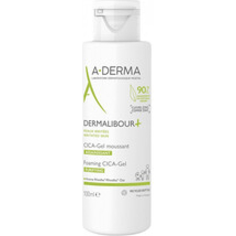 A-Derma Dermalibour+ Foaming Cica Gel - Čistic&iacute; pěniv&yacute; gel