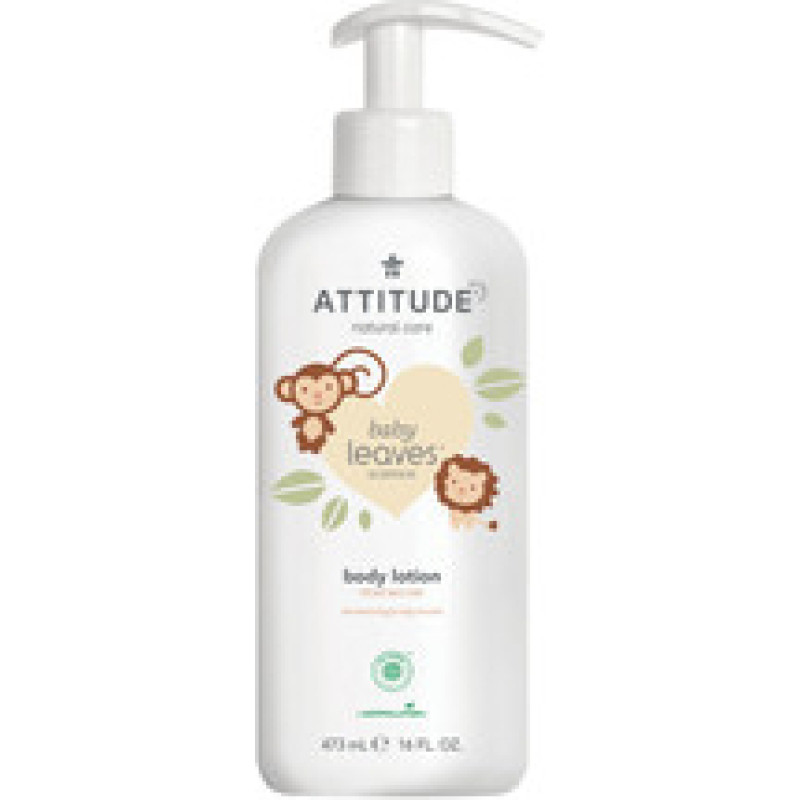 Attitude Dětsk&eacute; tělov&eacute; ml&eacute;ko Baby Leaves s vůn&iacute; hru&scaron;kov&eacute; &scaron;ť&aacute;vy 473 ml &ndash; NEW