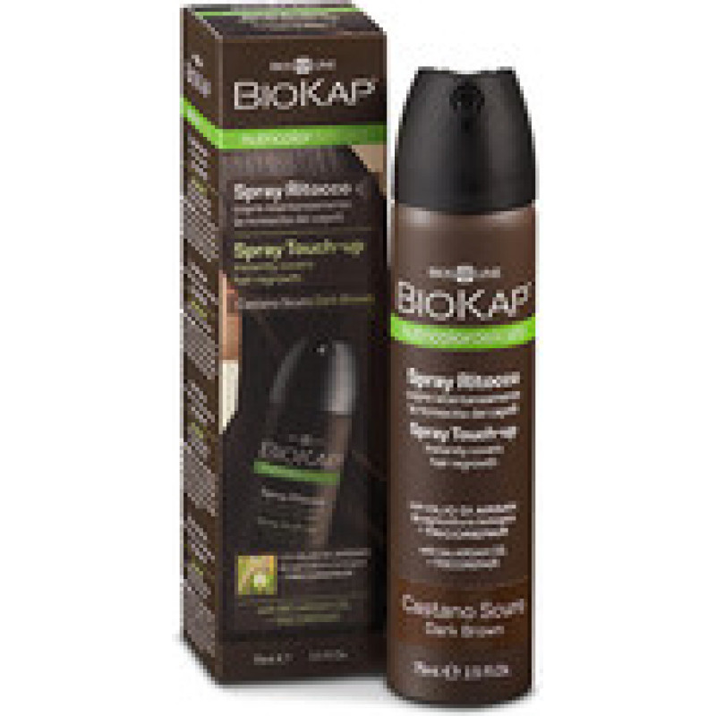 Biokap Nutricolor Delicato Spray Touch Up - Hněd&aacute; tmav&aacute; - 75 ml
