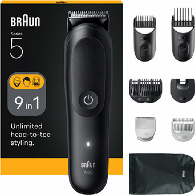 Braun Series 5 AIO5540 - Multifunkčn&iacute; zastřihovač 9v1