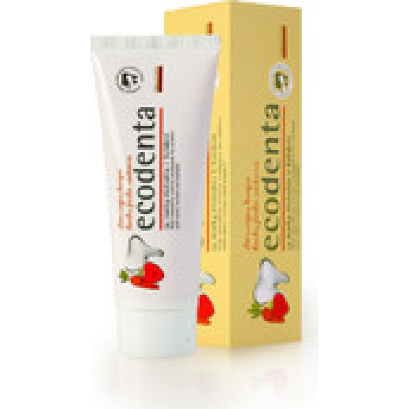 Ecodenta Toothpaste with strawberry-flavored children (Wild Strawberry Scented Toothpaste For Children) 75 ml
