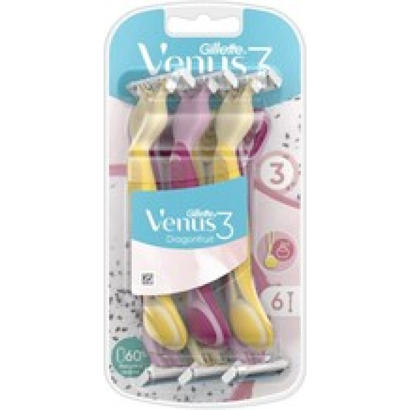 Gillette Venus 3 Dragonfruit 6 pcs