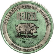 Reuzel Grease Medum Hol Green Pomade - Hair pomade