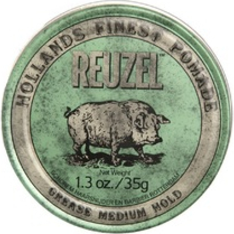 Reuzel Grease Medum Hol Green Pomade - Hair pomade