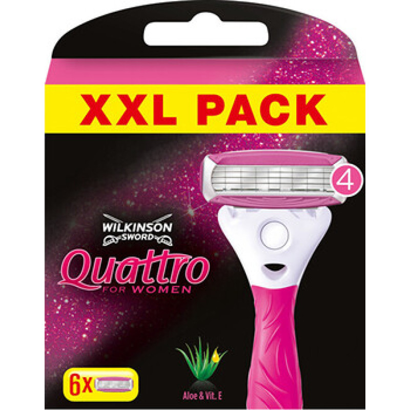 Wilkinson Sword Quattro For Women ( 6 pcs )
