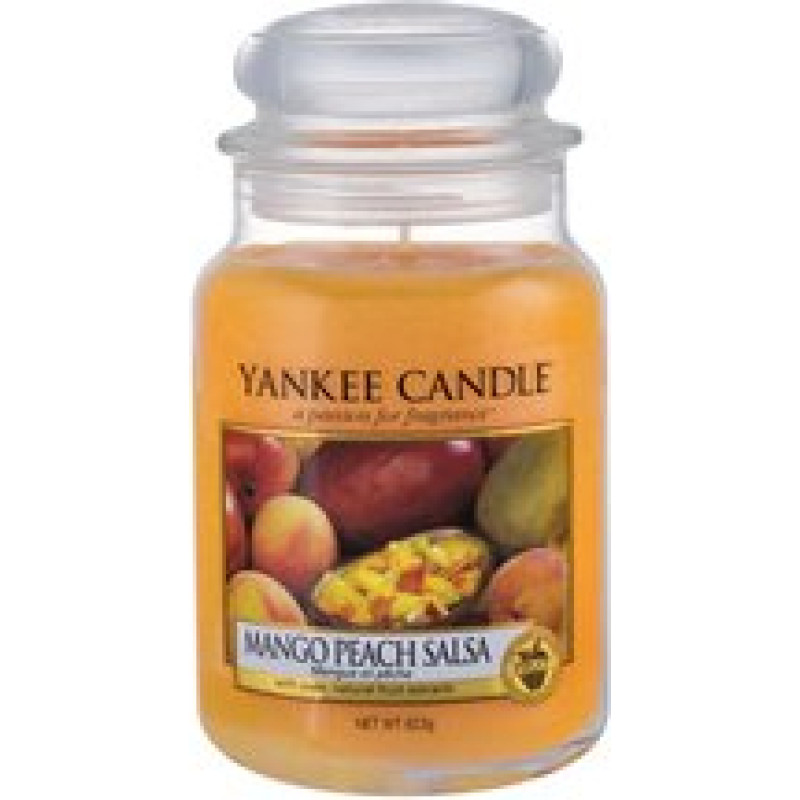 Yankee Candle Mango Peach Salsa Candle (Mango and Peach) - Scented Candle