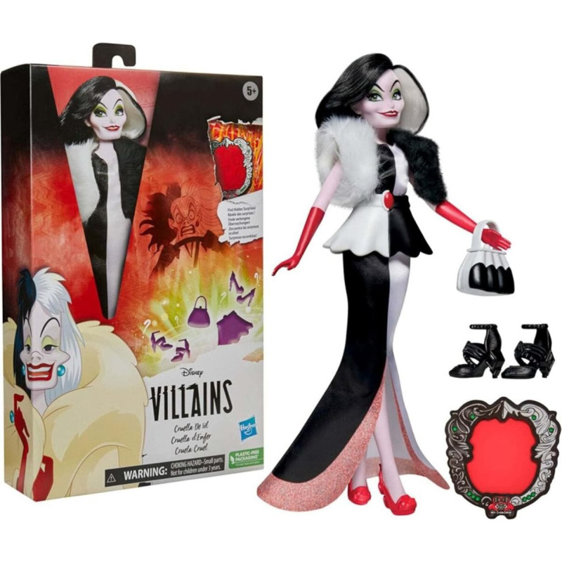 Lelle Cruella De Vil Disney ļaundari