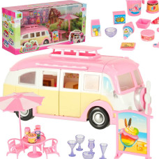 Automašīnu saldējuma veikals kemperis saliekamais galds krēsli 30 gab.