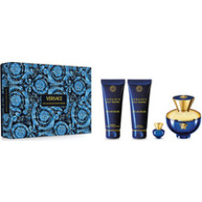 Versace Dylan Blue pour Femme Gift set EDP 100 ml, body lotion 100 ml, shower gel 100 ml and miniature EDP 5 ml