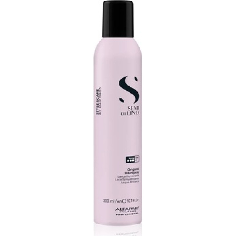 Alfaparf Milano Semi Di Lino Style & Care Original Hairspray - Lak na vlasy pro silnou fixaci