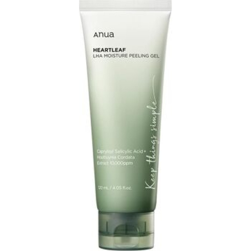 Anua Heartleaf LHA Moisture Peeling Gel - Jemn&yacute; gelov&yacute; peeling pro citlivou pleť se sklonem k akn&eacute;