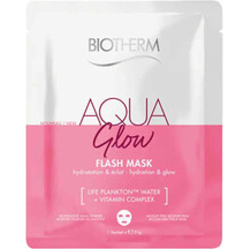Biotherm Aqua Glow Super Mask - Hydratačn&iacute; a rozjasňuj&iacute;c&iacute; pleťov&aacute; maska