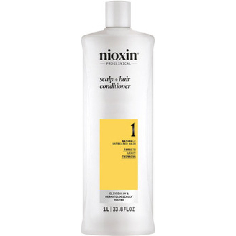 Nioxin System 1 Scalp + Hair Conditioner - Kondicion&eacute;r pro př&iacute;rodn&iacute; vlasy se sklonem k pad&aacute;n&iacute;