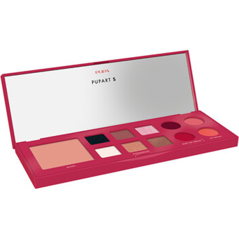 Pupa rt Small Burgundy Palette - Paletka na tv&aacute;ř