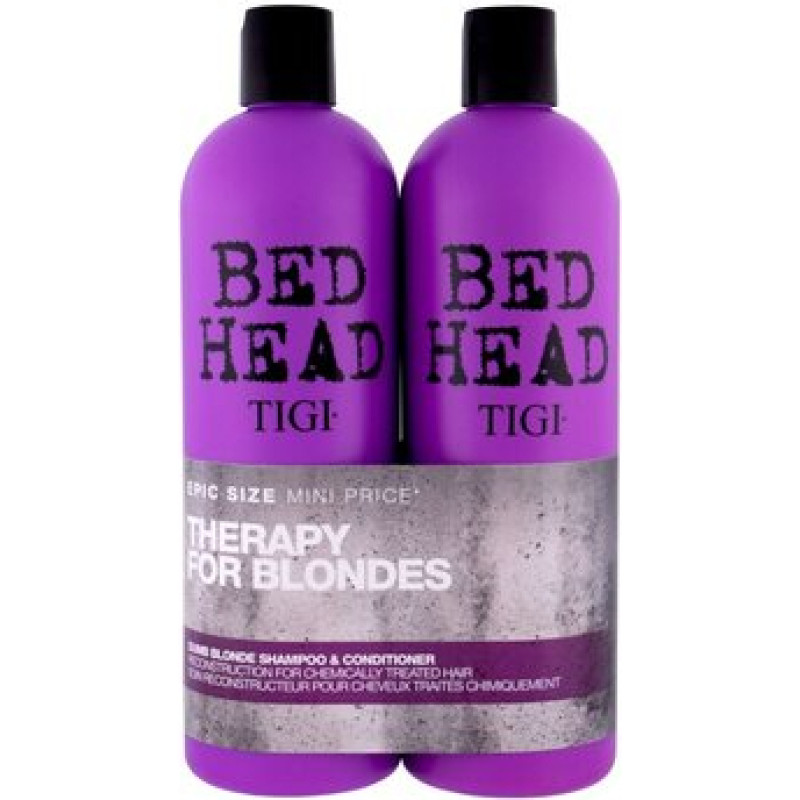 Tigi Bed Head Dumb Blonde Duo Kit - Cassette for damaged blonde hair
