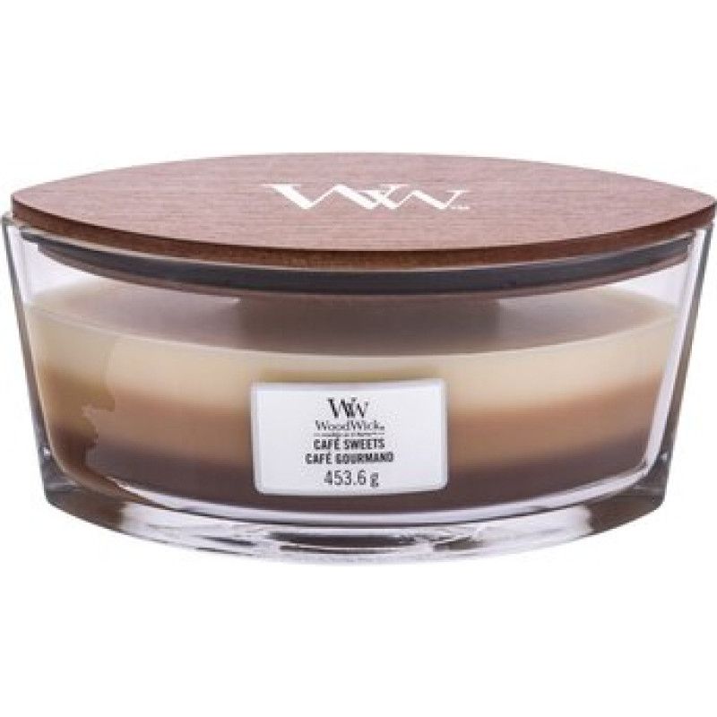 Woodwick Cafe Sweets Trilogy Ship (dessert in cafe) - Scented candle