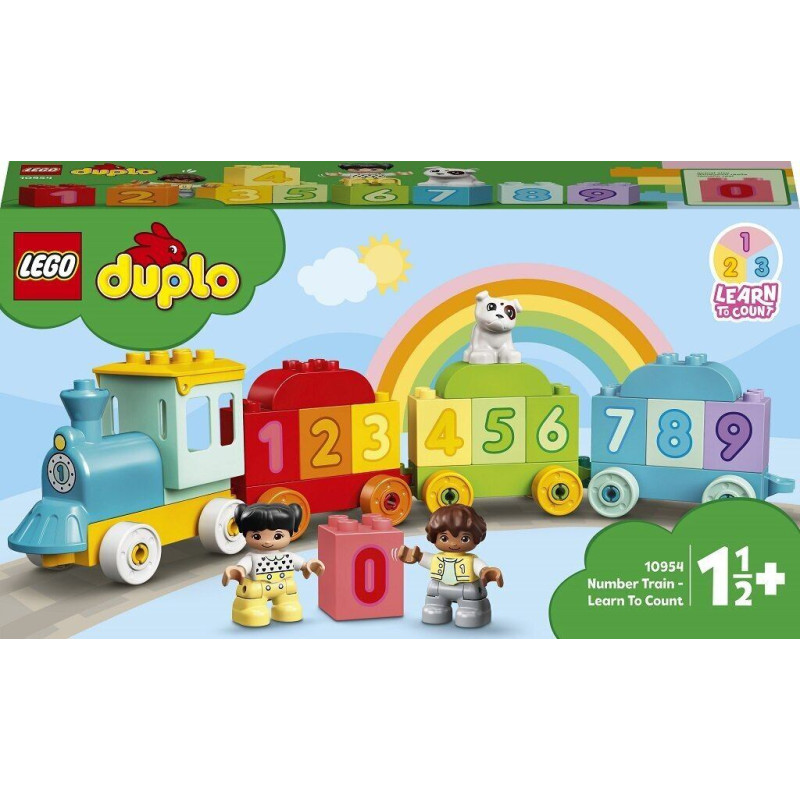 10954 LEGO® DUPLO® Ciparu vilciens — mācies skaitīt