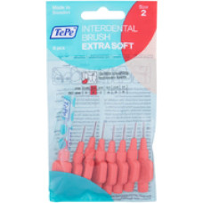 Tepe Interdental Brush Extra Soft (0.5 mm pink 8 pcs) - Very fine interdental brushes