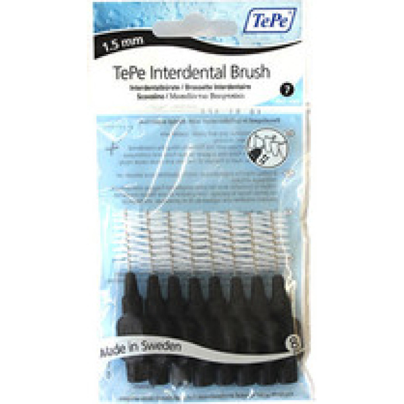 Tepe Interdental brushes Normal 1.5 mm black 8 pieces