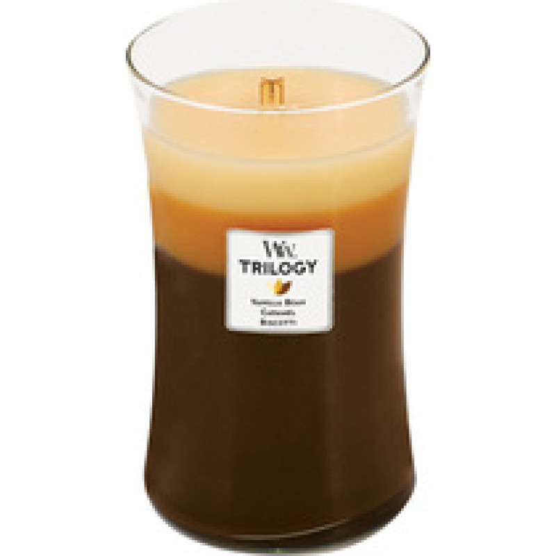 Woodwick Caf&eacute; Sweets Trilogy Vase (coffee sweets) - Scented candle