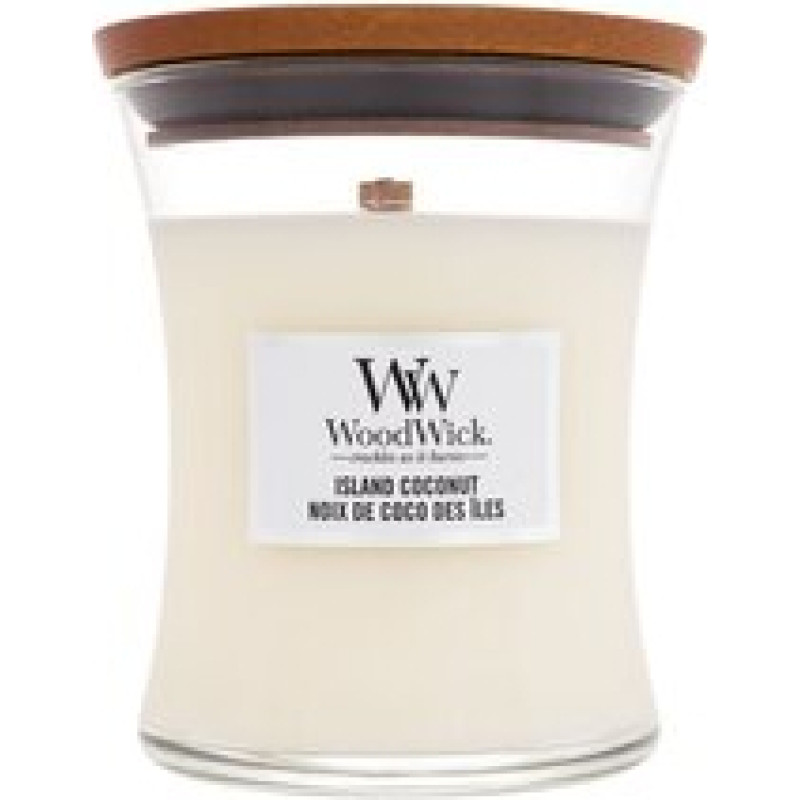 Woodwick Island Coconut Vase (Juicy Coconut) - Scented Candle