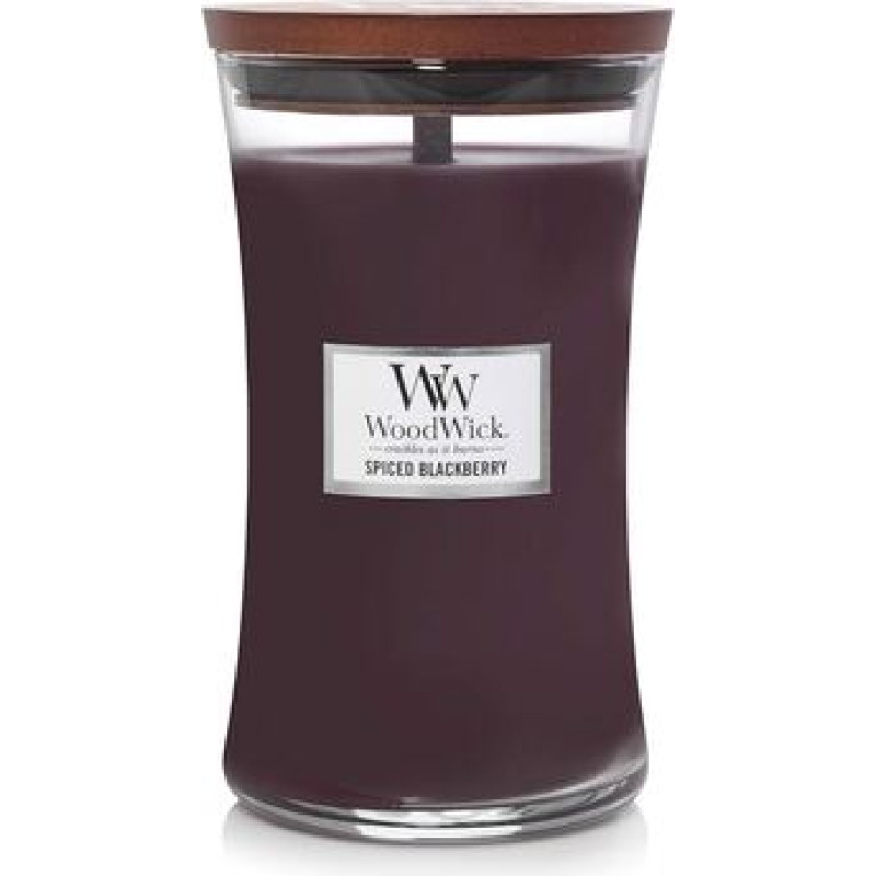 Woodwick Spiced Blackberry Vase (Spicy Blackberry) - Scented candle